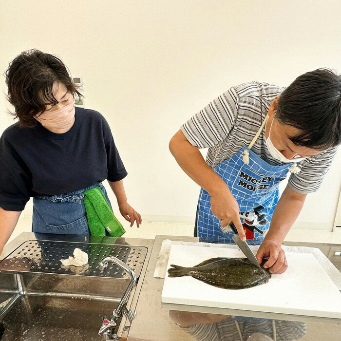 【ふるさと納税】No.171 地元漁師の奥様直伝！「魚さばき体験」 ／ 笠戸ひらめ さかな 捌き方 送料無料 山口県 3
