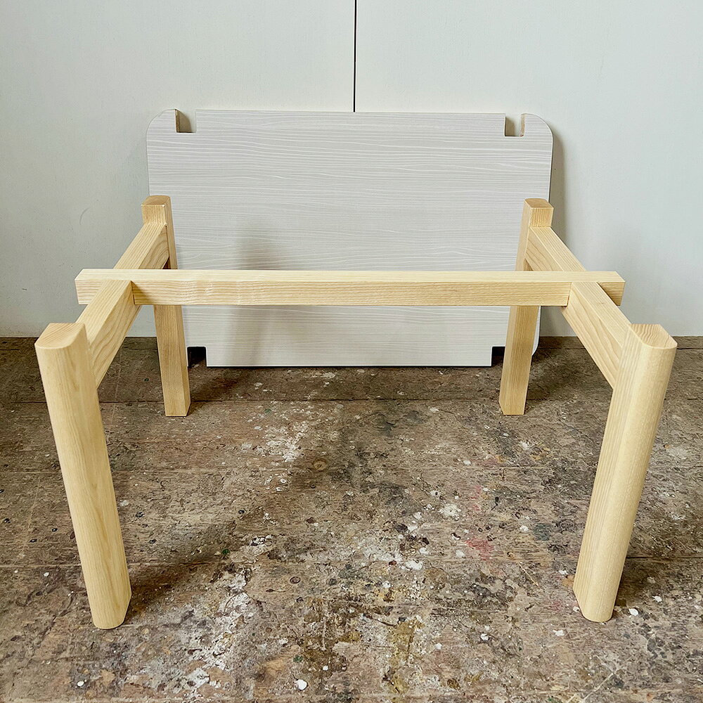 【ふるさと納税】 1．2．3で組み立てるちょっとのテーブル ／ 家具 ローテーブル リバーシブル 手作り 送料無料 山口県 No.110