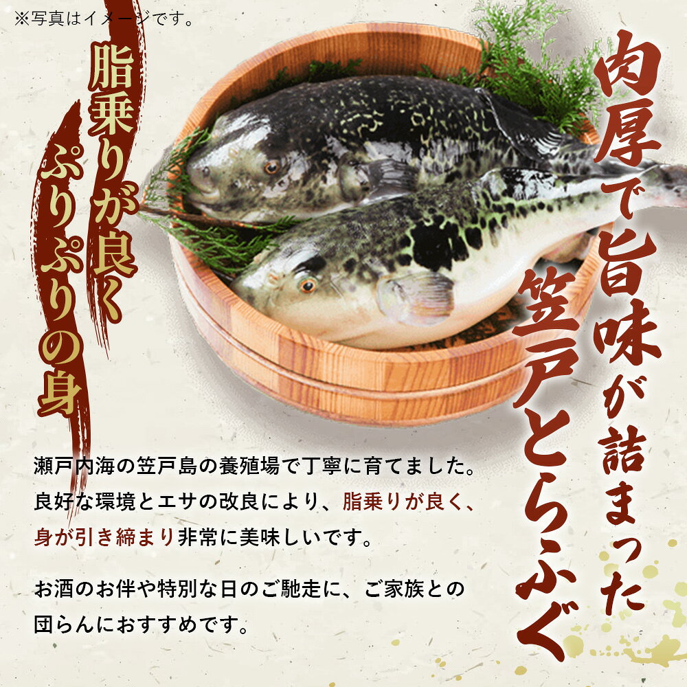 【ふるさと納税】 笠戸 とらふぐ （加熱調理用） ／ とらふぐ 笠戸とらふぐ ふぐ フグ 加熱調理用 ふぐ鍋 唐揚げ 海鮮 魚介 国産ふぐ 身100g あら 冷凍 No.185 f352071-kudamatsu-10000163 山口県下松市 サンプル画像2