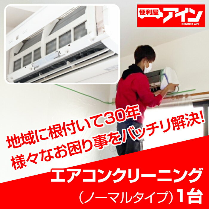 2位! 口コミ数「0件」評価「0」エアコンクリーニング（ノーマルタイプ）1台　便利屋アイン岩国本店　※お申込み前にご連絡ください