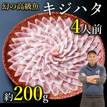 キジハタの刺身 4人前 アコウ ハタ アカミズ 造り 刺身 薄造り うす造り 刺身 お刺身 幻の魚 山口県 長門市 豪華 ギフト 贈り物 急速冷凍 ポン酢付き 冷凍 (12008)