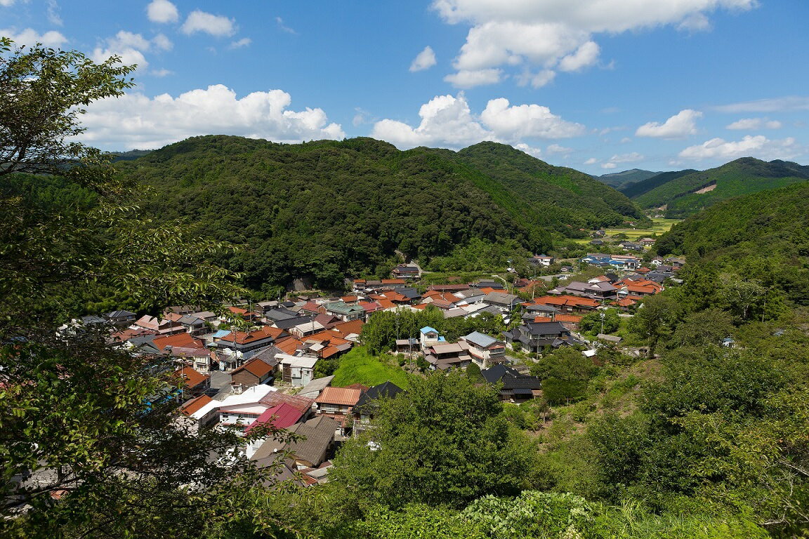 フォトグラファー安森信が撮る長門市の風景「俵山 山から」カラー(1517-1)