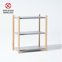11位! 口コミ数「0件」評価「0」【Fulcrum】Baguette shelf シェルフ / 3段×1列(シルバー)【1387096】