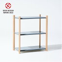 20位! 口コミ数「0件」評価「0」【Fulcrum】Baguette shelf シェルフ / 3段×1列(グレー)【1387097】