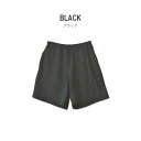 【ふるさと納税】ワッフルショートパンツ ブラック M FL24SS-005【1613983】