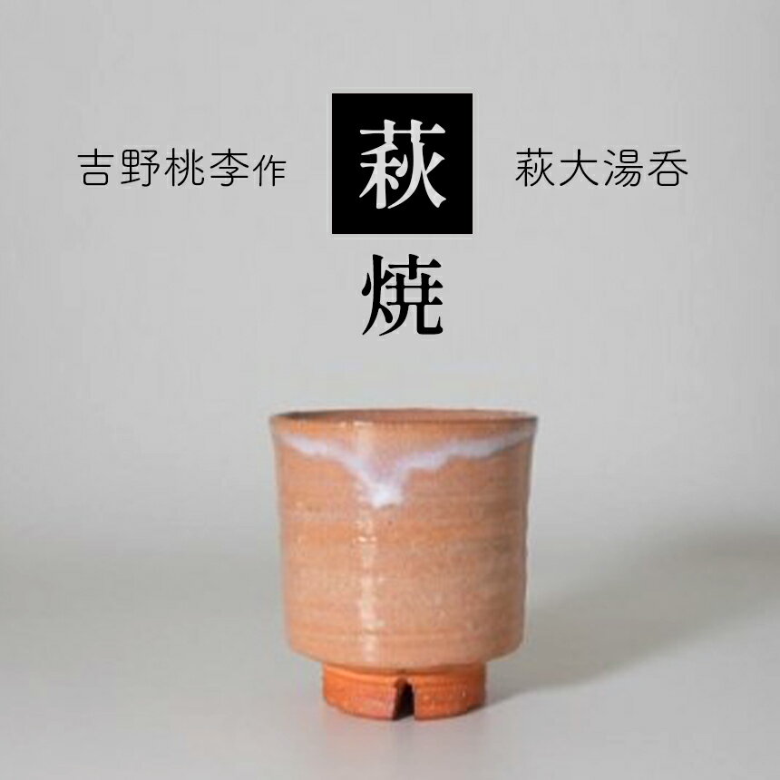 萩焼 吉野桃李作 萩大湯呑 | 和食器 食器 お洒落 オシャレ 工芸品 名産品 萩焼 湯呑 キッチン 山口 美祢市 美祢 特産品