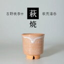 【ふるさと納税】 萩焼 吉野桃李作 萩荒湯呑 和食器 お洒落 オシャレ 工芸品 名産品 山口 美祢 特産品