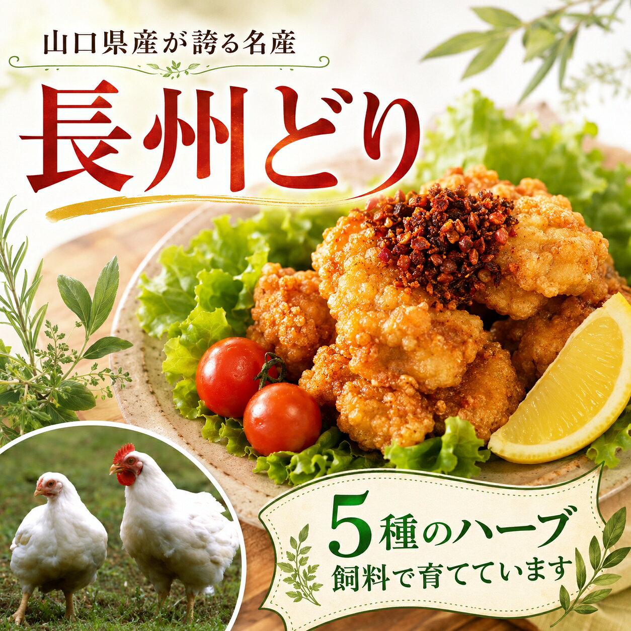 【ふるさと納税】長州どり もも 切り身 合計1.8kg (300g×6パック) 【 単品 / 定期便 3回 6回 】 ｜ 長州 鶏 鶏肉 もも 肉 にく とり 切り身 ハーブ 大容量パック 小分け 唐揚げ 焼き鳥 特産品 単品 定期便 3回 6回 美祢市 山口県 美祢 秋吉台 1.8kg