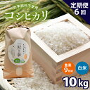 【ふるさと納税】【定期便6回】 農薬9割減・化学肥料不使用 コシヒカリ 10kg 6 1ヵ月毎 6回 ｜ 有機農産物認証推進協会認定 精米 お米 米 こしひかり 農薬減 美祢市 山口県 秋芳 カルスト台地 …