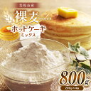 【ふるさと納税】美祢市産 裸麦の ホットケーキミックス セット 800g | 裸麦 裸麦子 ホットケーキ ホットケーキミックス 健康 ヘルシー 健康食品 ぽんぽ...