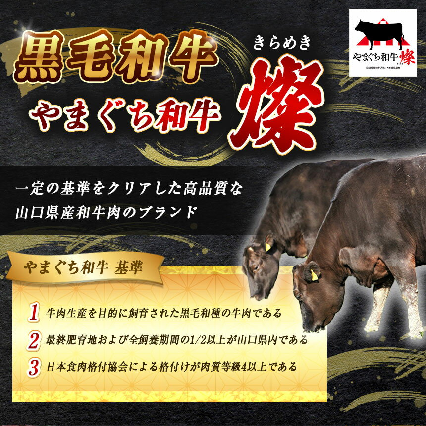 【ふるさと納税】 数量限定！選べる 極上牛肉 やまぐち和牛 燦 ( きらめき ) 肩・モモ スライス 500g ｜ 山口 県 美祢市 牛肉 ブランド牛 黒毛和牛 肩 モモ スライス 牛 肉 お肉 にく