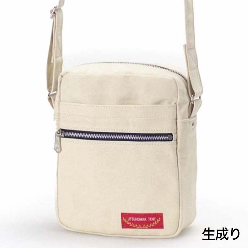 【ふるさと納税】《色が選べる：全11色》ジップショルダー 縦23cm×横18cm×マチ8.0cm ジップショルダー 色が選べる バッグ かばん ショルダー バッグ 国産 帆布 F6L-157var