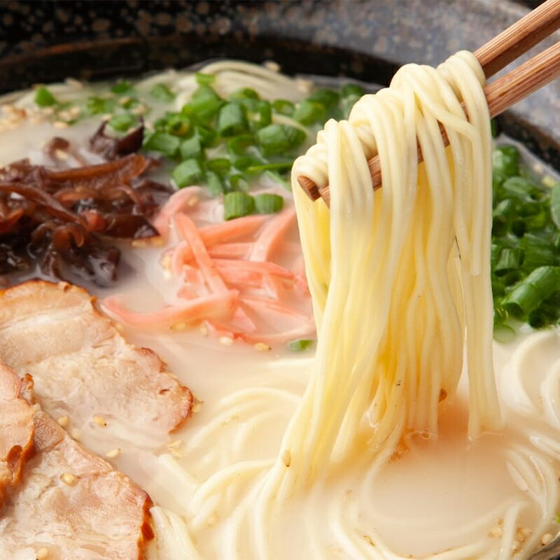 【ふるさと納税】一久 お土産ラーメン 6食入 具材入り 濃厚 とんこつ ラーメン スープ メンマ チャーシュー コショー 拉麺 麺類 麺 ご当地 グルメ 食品 F6L-673