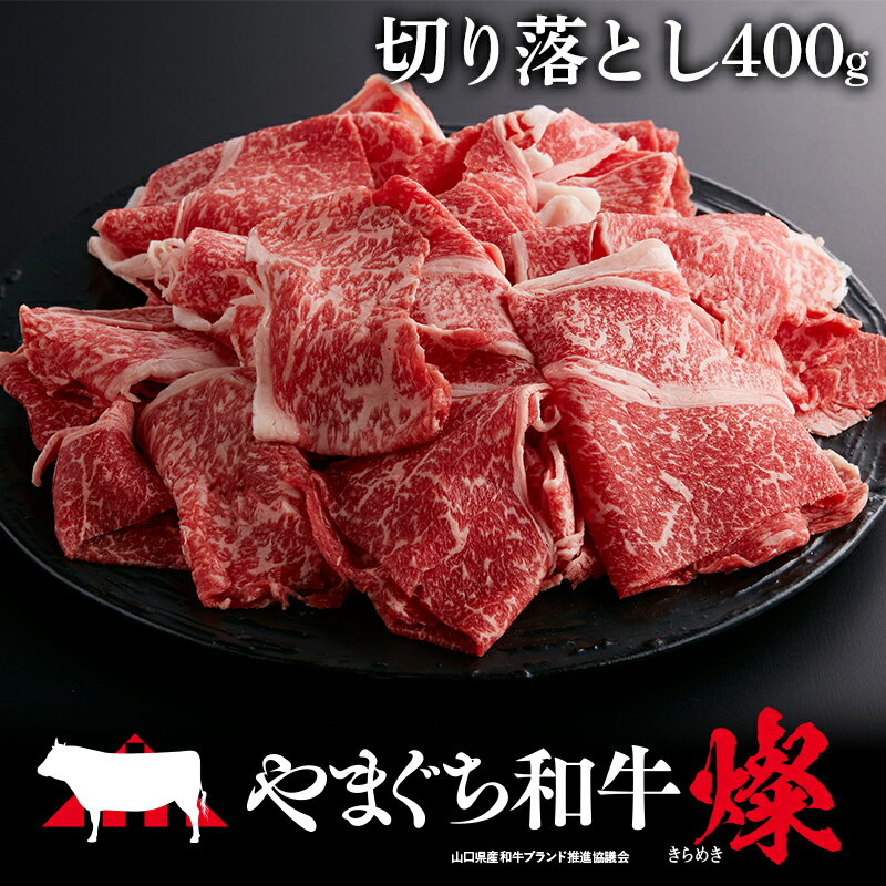 【ふるさと納税】 やまぐち和牛燦(きらめき) 切り落とし(400g) 肉 牛肉 和牛 黒毛和牛 やまぐち和牛燦 切り落とし グルメ F6L-962のサムネイル
