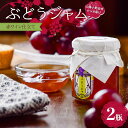 81位! 口コミ数「0件」評価「0」ぶどうジャム2瓶(赤ワイン仕立て2瓶)100g×2 ぶどう ジャム 加工品 食品 F6L-1146