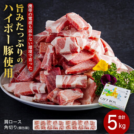 【ふるさと納税】豚肉 阿武町産 豚肩ロース 角切り 250g×20パック 小分けセット | 携帯の電波も届かない環境で育った旨みたっぷりのハイポー豚 豚 肉 お肉 ※配送不可:離島 【ふるさと納税】豚肉 阿武町産 豚肩ロース 角切り 250g×20パック 小分けセット | 携帯の電波も届かない環境で育った旨みたっぷりのハイポー豚 豚 肉 お肉 ※配送不可:離島