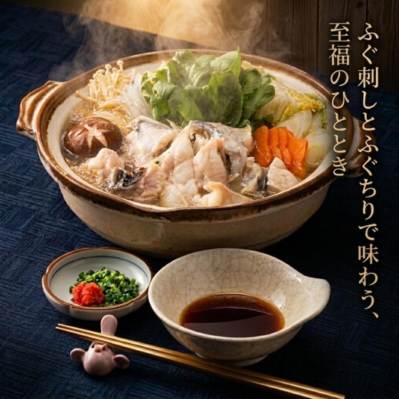 【ふるさと納税】【先行予約】ふく料理 2人前 トラフグ 刺身 ちり鍋 冷蔵《お届け：2026年10月中旬～2027年3月末出荷予定》 阿武町産 山口ふぐ 海鮮 ギフト f355020-abu-10000027 山口県阿武町 サンプル画像3