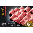 【ふるさと納税】一貫牛 赤身焼肉＆しもふり焼肉（500