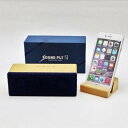 【ふるさと納税】木製無線スピーカーSJブナ藍無地 セット | 雑貨 日用品 携帯スタンド スマホスタンド スマートフォンスタンド スピーカー 音楽プレーヤー セ...