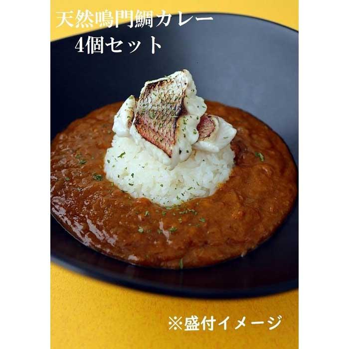 【ふるさと納税】天然鳴門鯛カレー 210g×4個 (カレー レトルトカレー) | 食品 加工食品 人気 おすすめ 送料無料