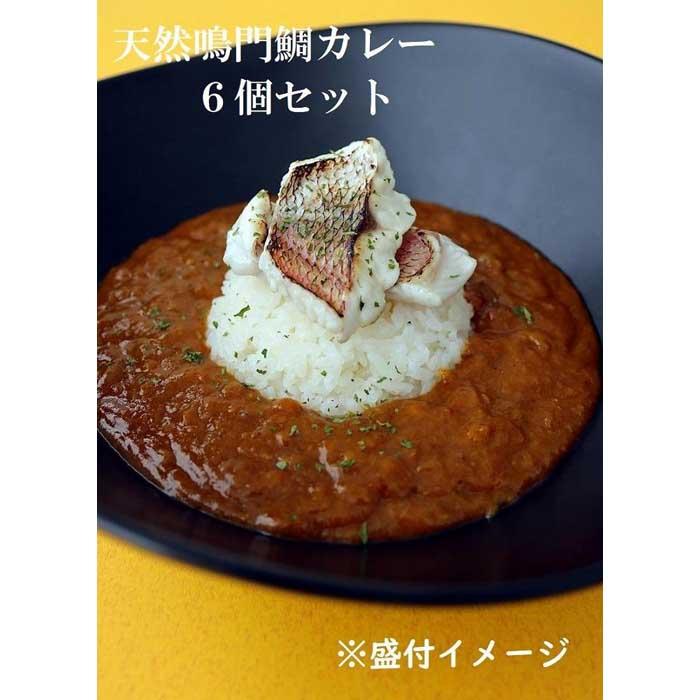 【ふるさと納税】天然鳴門鯛カレー　6個セット | 食品 加工食品 人気 おすすめ 送料無料