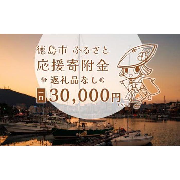 【返礼品なし】徳島市　応援寄附金（一口30000円） | 支援 寄附 寄付 応援