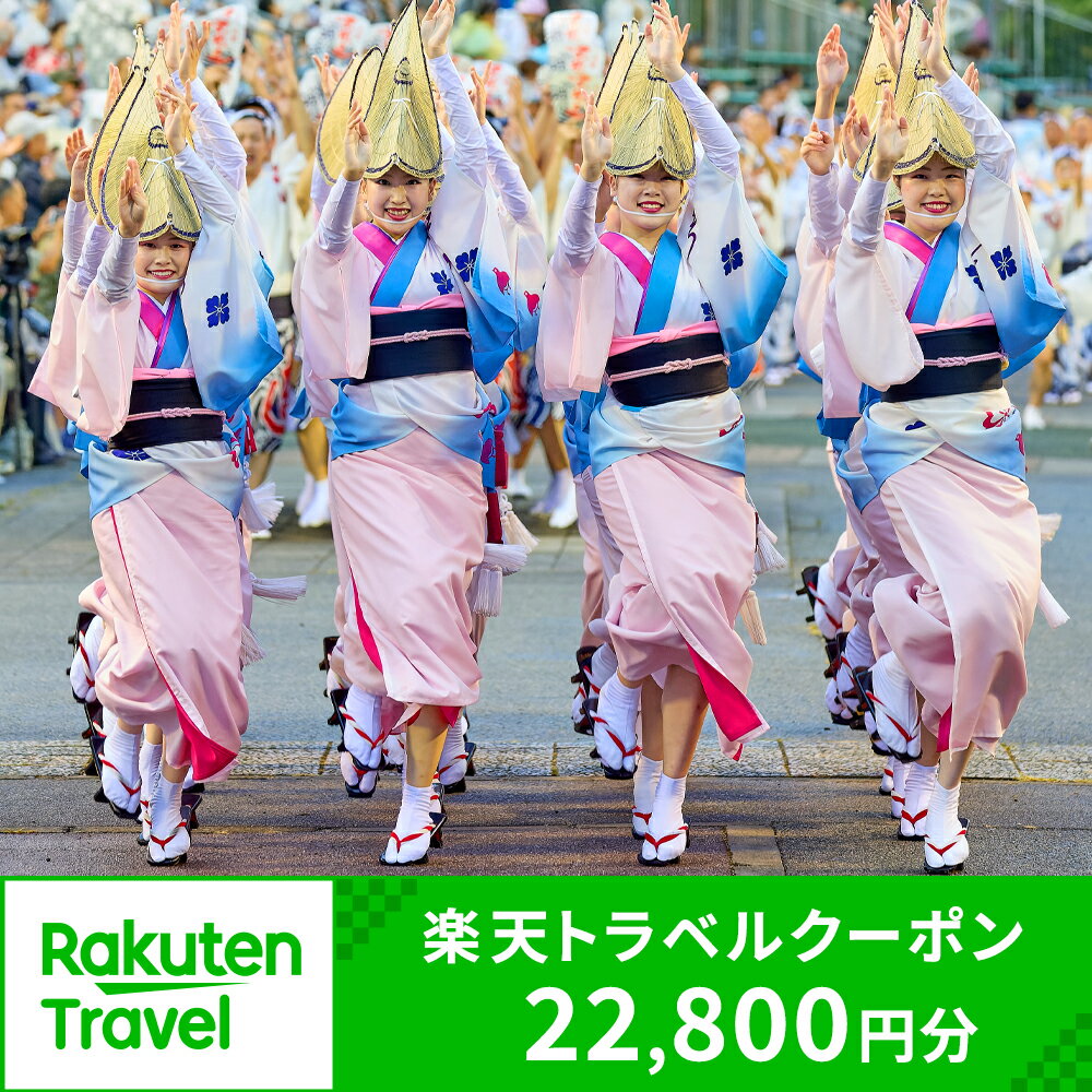 【ふるさと納税】徳島県徳島市の対象施設で使える楽天トラベルクーポン 寄付額76,000円 ホテル 旅館 宿泊予約 旅行 予約 宿泊 連泊 国内 旅行クーポン 宿泊券 旅行券 チケット 春 夏 秋 冬 ビジネスのサムネイル