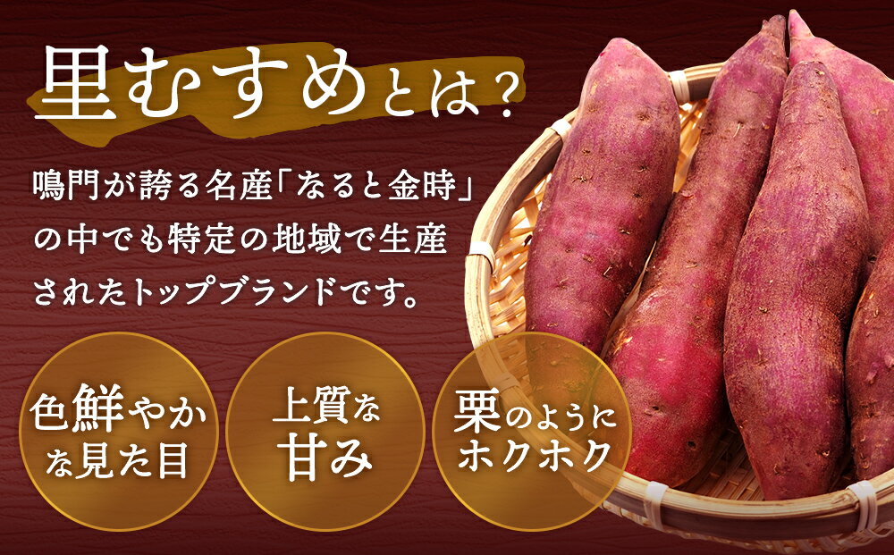 【ふるさと納税】 【 予約受付中・2024年10月頃より順次発送 】さつまいも なると金時 里むすめ 5kg（ 14 〜 20本 ）｜ 鳴門金時 ブランド ほくほく 甘い 熟成 国産 スイーツ 焼き芋 焼芋 焼いも おやつ 天ぷら 干し芋 ギフト 贈り物 お土産 おみやげ 産地直送 さつま芋 里娘