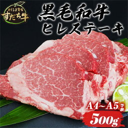 【ふるさと納税】黒毛和牛 すだち牛 ヒレ 500g ｜赤身 国産 牛肉 冷凍 お肉 グルメ ギフト 和牛 霜降り カット 小分け