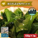 【ふるさと納税】鳴門産糸わかめ 100g 化粧箱< ヤマハチ八幡商店 > |徳島県認証 鳴門 わかめ 糸わかめ 国産 徳島 小分け ギフト 贈り物
