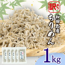 【ふるさと納税】 訳あり ちりめん 計 1kg 200g × 5袋 和田島産 しらす 産地直送 小分け パック 冷蔵 徳島県 じゃこ 干し 乾物 ご飯のお供