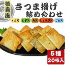 【ふるさと納税】 さつま揚げ 練り物 20枚 4枚 × 5種 セット さつまあげ 薩摩揚げ 角天 ごま天 ねぎ天 いか天 しょうが天 ごま ゴマ ねぎ ネギ い...