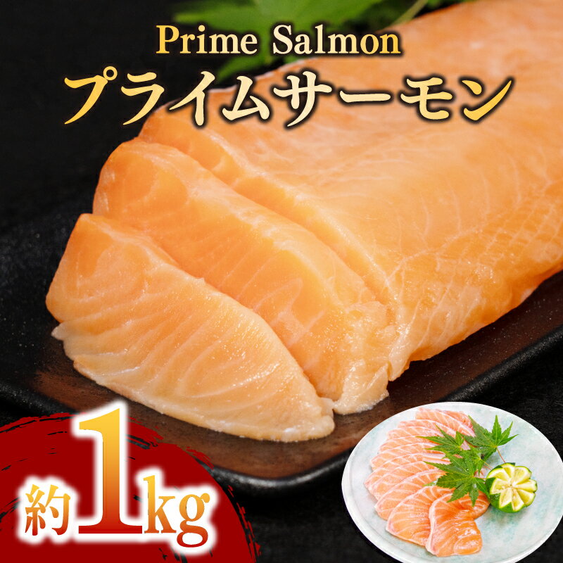 プライムサーモン 1kg 冷凍 サーモン 鮭 刺し身 魚 人気 海鮮 魚介類 魚介 徳島県 小松島市