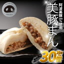 【ふるさと納税】 豚まん 国産 ブランド豚 阿波美豚 100% 使用 とくしまん 10〜30個 冷凍 小分け 肉まん 中華まん 冷凍 人気 おすすめ 惣菜 おや...