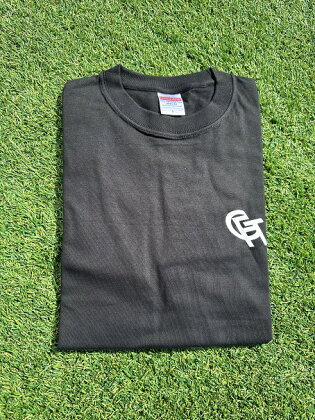 FC徳島　オリジナルロゴTシャツ（半袖）ブラックLサイズ