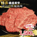 【ふるさと納税】 牛肉 特選 ロース 焼肉用 500g 1kg 1.5kg えらべる容量 焼肉 国産和牛 和牛 焼き肉 赤身 にく ぎゅう うし バーベキュー ...