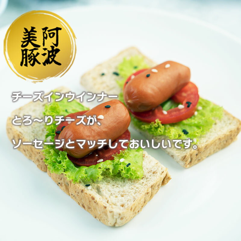 【ふるさと納税】 ソーセージ 選べる容量 480g 600g 1200g 1パック 120g チーズ イン ウインナー 国産 豚肉 豚 おかず おつまみ 惣菜 ワイン ビール ハイボール 日本酒 ウイスキー 酒 焼酎 冷凍 阿波美豚 ブランド ギフト 贈答 お取り寄せ グルメ 送料無料 徳島県 阿波市