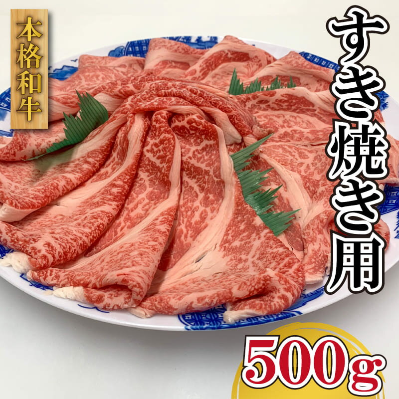 【ふるさと納税】 牛肉 黒毛和牛 すき焼き すきやき 500g 阿波牛 焼肉 野菜炒め バーベキュー BBQ アウトドア キャンプ 牛丼 カレー 肉じゃが 国産 阿波市 徳島県