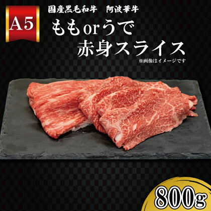 しゃぶしゃぶ 牛肉 800g 赤身 うで モモ A5 黒毛和牛 冷凍 焼肉 BBQ バーベキュー アウトドア キャンプ 焼肉 すき焼き すきやき おかず 惣菜 お取り寄せ グルメ徳島県 阿波市