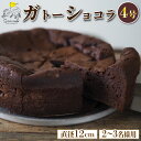 【ふるさと納税】 ガトーショコラ 4号 ケーキ チョコレート チョコ ショコラ 洋菓子 デザート スイーツ お菓子 おやつ カフェ おしゃれ ギフト プレゼント...