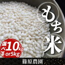 【ふるさと納税】 米 もち米 令和7年産 新米 5kg 10kg もちみのり 米 こめ お米 ご飯 ごはん もち 餅 もちごめ 白米 精米 備蓄 保存 防災 ギフト 贈答 プレゼント グルメ 送料無料 徳島県 三好市 みよし 篠原農園