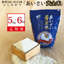 22位! 口コミ数「0件」評価「0」【定期便6回】胚芽白米 あいさい黄金米 5kg