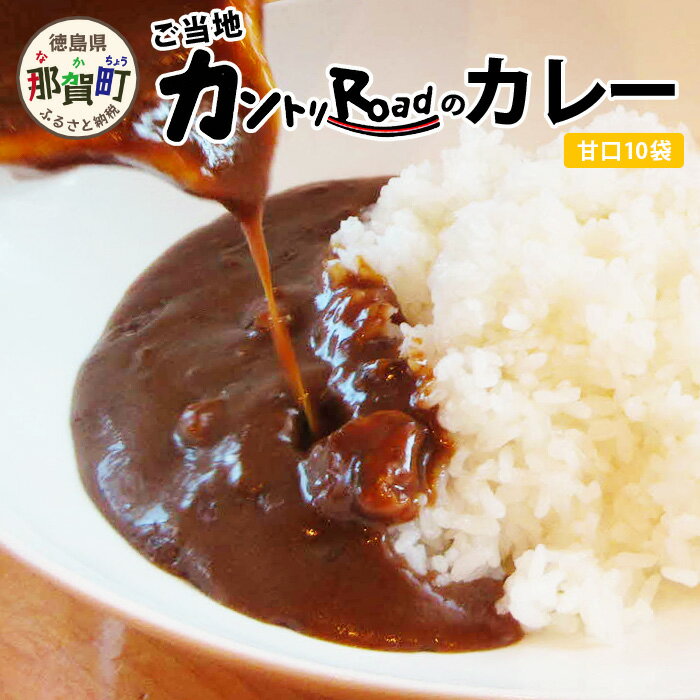 37位! 口コミ数「0件」評価「0」ご当地カントリーロードのカレー【甘口10袋】［徳島 那賀 カレー カレーライス カントリーロード 濃厚 コク スパイス 絶妙 フルーツ 野菜･･･ 