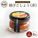 【ふるさと納税】木頭柚子ごしょう赤 45g×4個【徳島県 那賀町 木頭ゆず 木頭柚子 ゆず ユズ 柚子 ゆずこしょう 柚子胡椒 胡椒 こしょう 調理みそ 調味料...