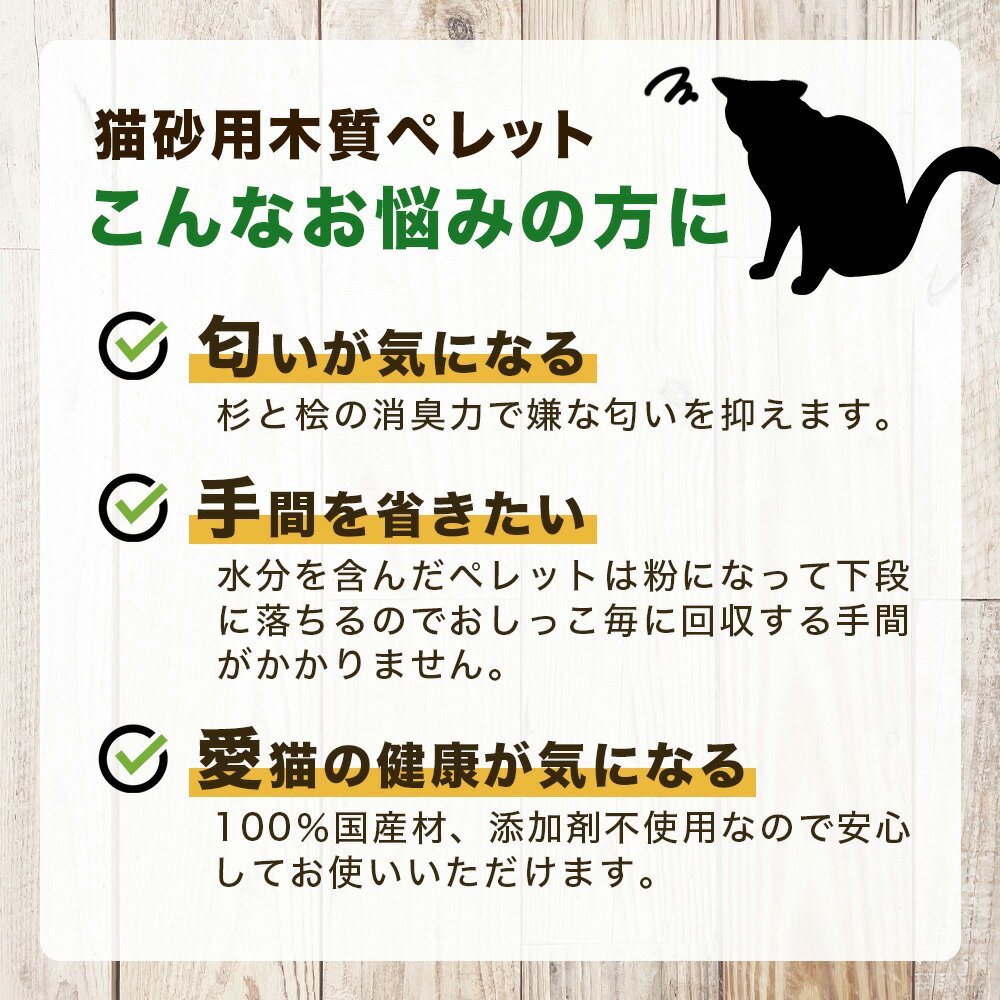 【ふるさと納税】猫砂用 木質ペレット 10kg×2袋 計20kg NW-11【徳島県 那賀町 木頭杉 桧 100％ 安心安全 国産 ペット 猫砂 ウッドペレット ペレット 20キロ 崩れるタイプ システムトイレ 吸水 消臭 燃料 木粉 ネコ砂 天然素材 燃料 バーベキュー BBQ キャンプ ストーブ】