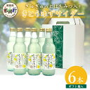 【ふるさと納税】【ギフト箱入】きとうゆずサイダー340ml×6本セット OM-29 ［ふるさと納税 徳島県 那賀町 木頭地区 徳島 那賀 木頭 木頭ゆず 木頭ユズ 木頭柚子 ゆず ユズ 柚子 はちみつ サイダー 炭酸 炭酸飲料 飲料水 セット］