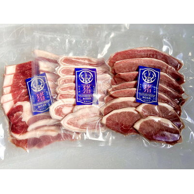 【ふるさと納税】むぎ彩ジビエ　猪スライスBBQ用とミンチ計600g 　徳島県牟岐町【配送不可地域：離島】【1706776】 f363839-mugi-10000055 徳島県牟岐町 サンプル画像3