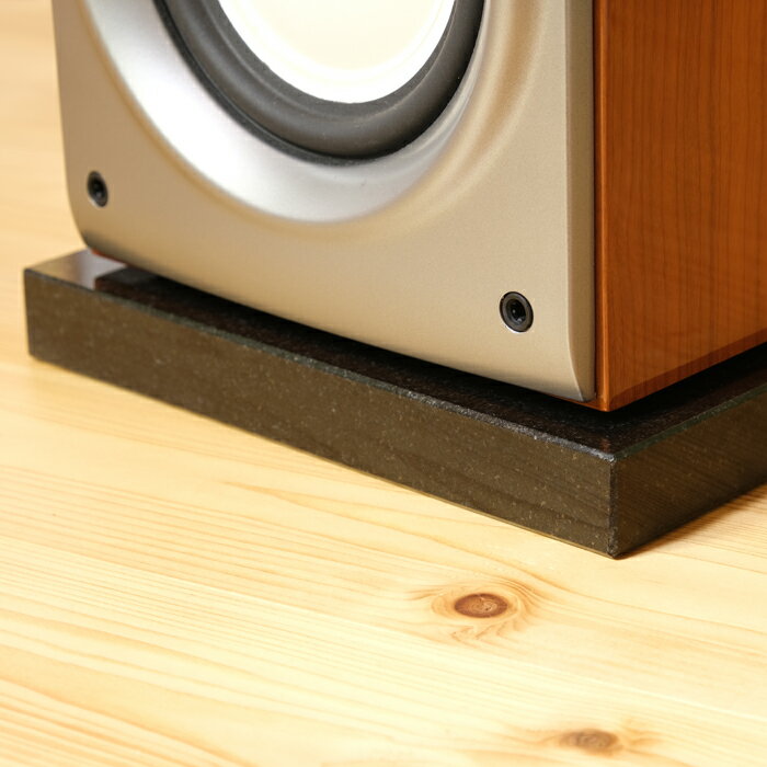 【ふるさと納税】スピーカー用　黒御影石オーディオボード　20×25×3cm　2枚 サイズ変更可