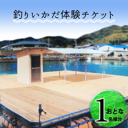 釣り 釣りいかだ1日ご利用券 徳島 海陽町 浅川 魚釣り 体験