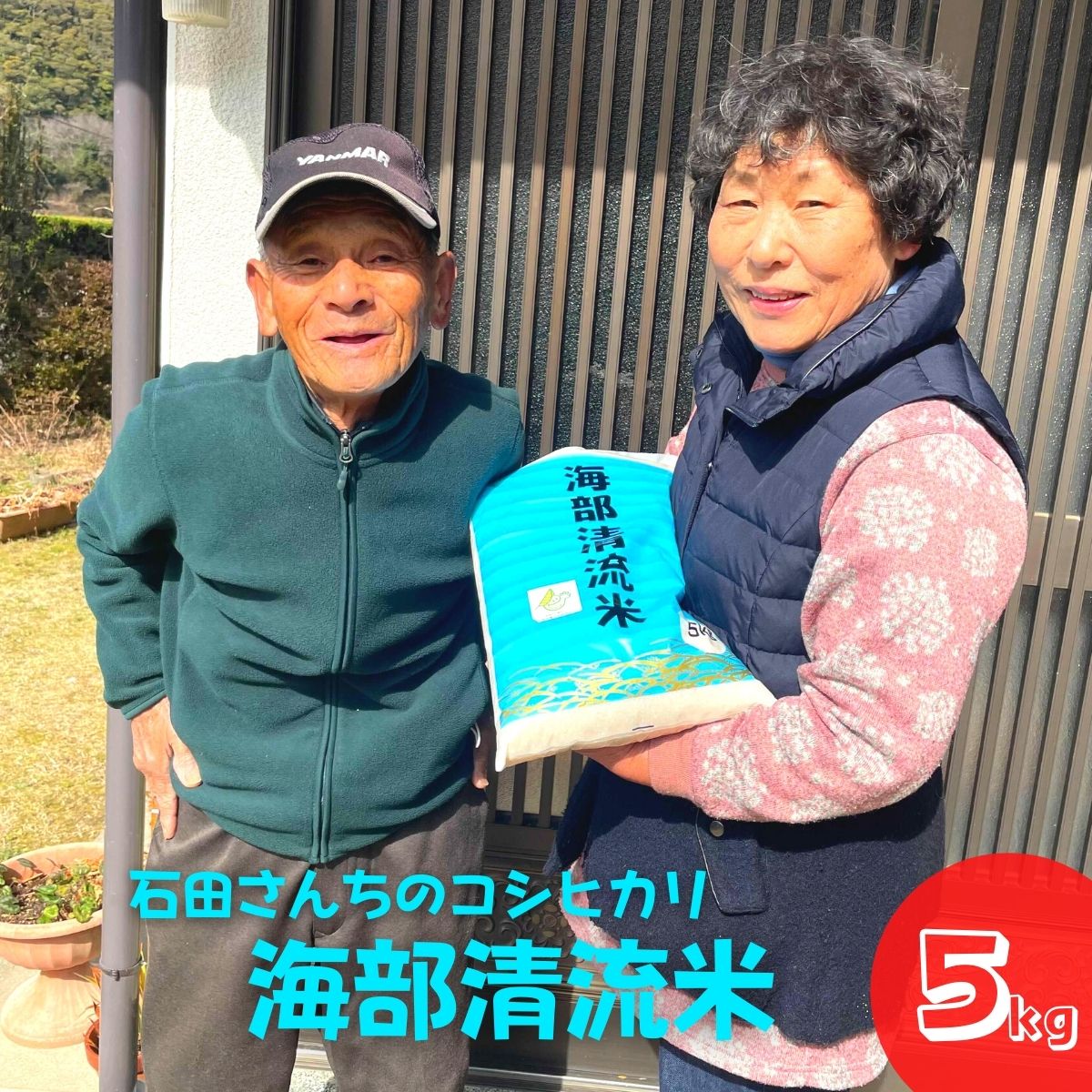 22位! 口コミ数「0件」評価「0」 米 コシヒカリ 白米 5kg 海部清流米 海部川 清流